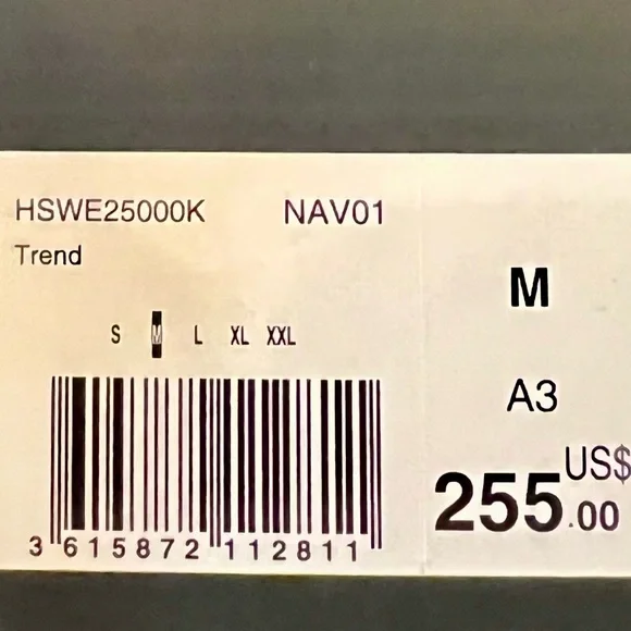 The Kooples Black and Navy Bomber Jacket - Picture 3 of 4